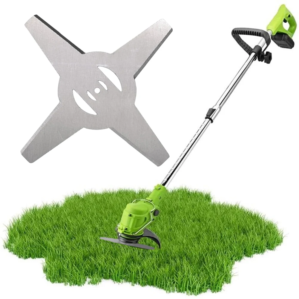 

1pc Grass Trimmer Metal Blades Lawn Mower Strimmer Head Blade Garden Brush Cutter Spare Part Accessories 200mm*5mm