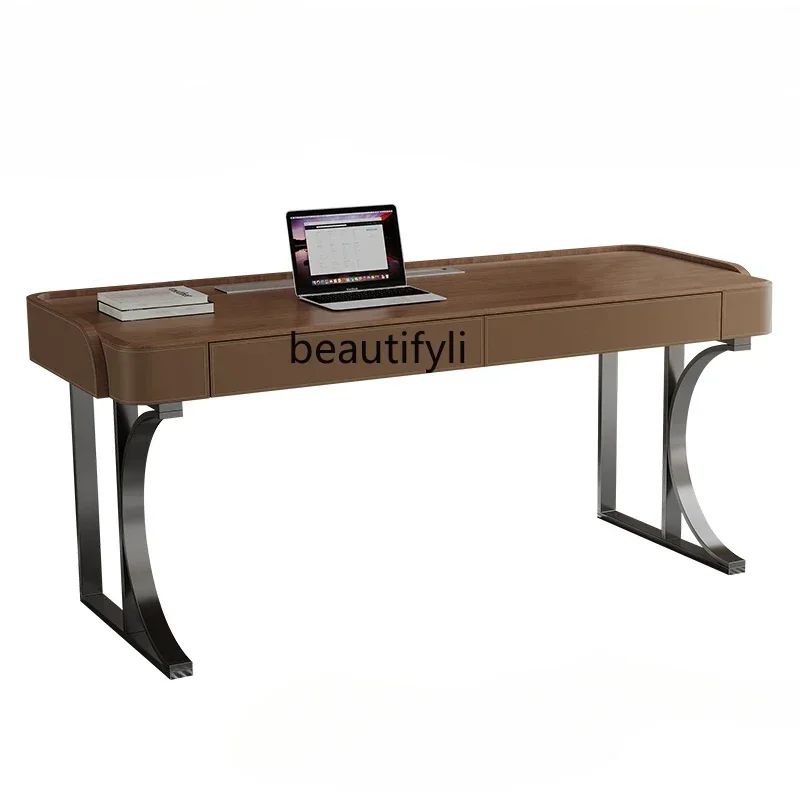 

Итальянский учебный стол, письменный компьютерный стол в стиле ретро, домашняя гостиная