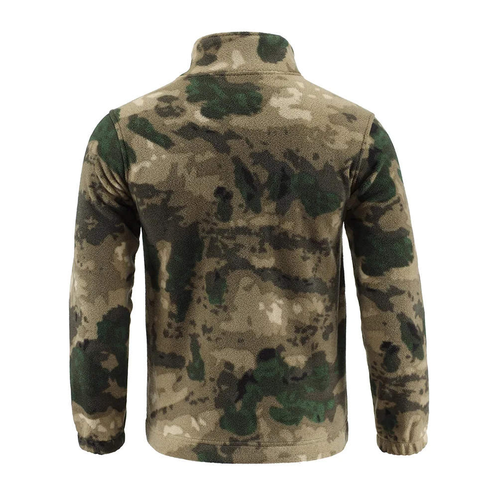 Outdoor Camouflage Fleece Jacket Double-Sided Shake Fleece Cardigan Tactical Jacket Warm Mountaineering Suit 112 S0d9790bfa7764c2eab59af2ebf4ad9772