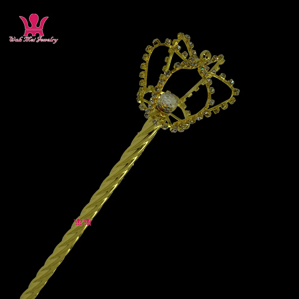 Scepter Australian Rhinestone Crystal Fashion Jewelry Play Accessories Character Props Pageant Contest Crown Things Mk022