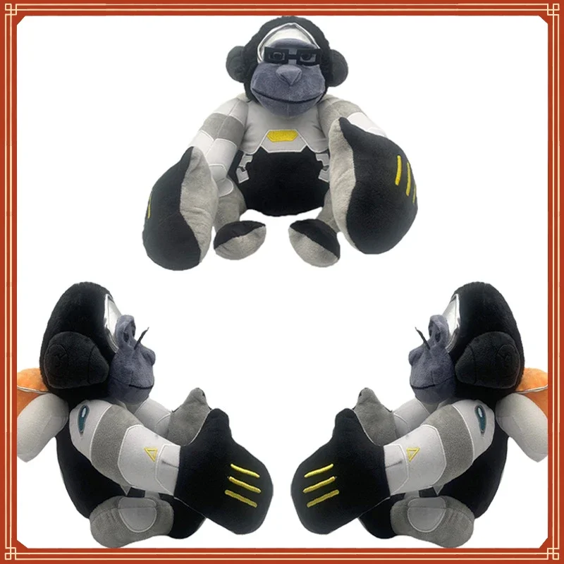 2023 New Arrival Jumbo Winston Plush Overwatch Winston Gorilla Cute Plush Doll Doll Children\'s Birthday Gift Christmas Gift