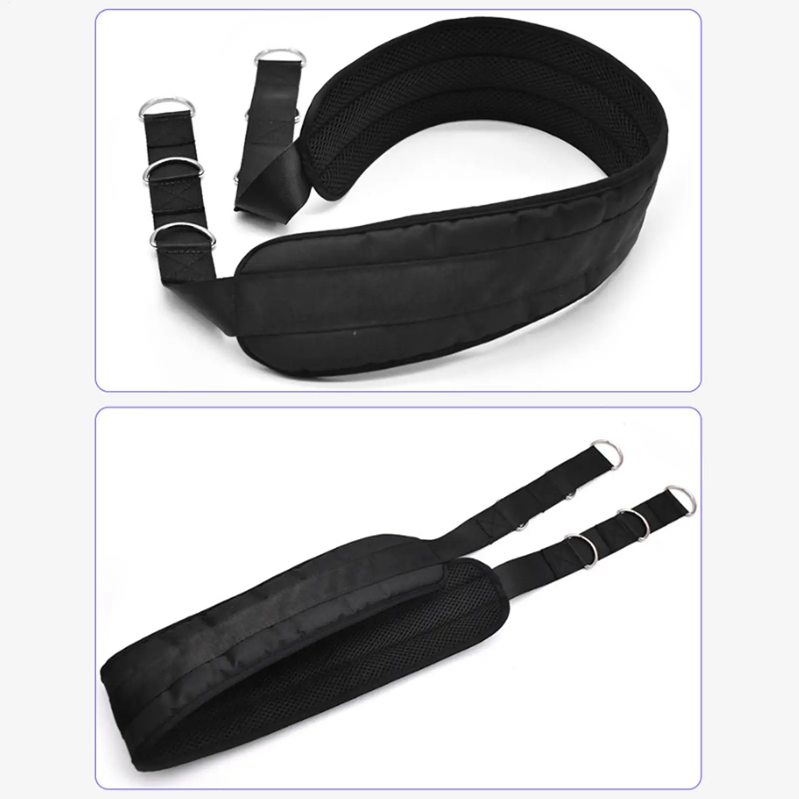 Rowing Belt For Leg Cable Machine Training Strap Attachment Leg Press Attachment Belt For Home Gym Apartment Daily Exercise