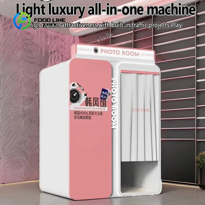 Customized Commercial Use Selfie Photo Booth Vending Equipment Multiple Filters Cute Photo Booth for Wedding Party Rental Events