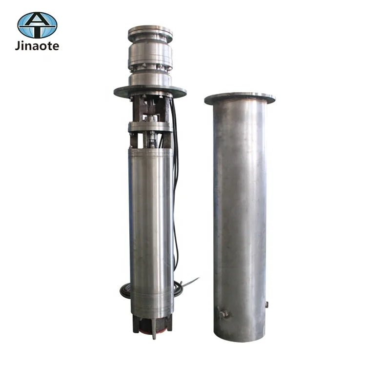 High-Pressure Submersible Stainless Steel Pump 75KW Motor Marine Sewage Deep Well Sea Water Centrifugal