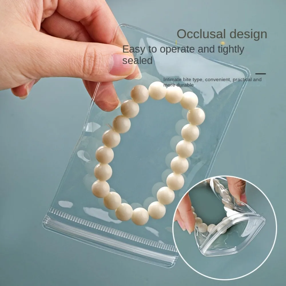 Прозрачные пакеты для упаковки ювелирных изделий, антиокислительный чехол для ушей, серьги, кольца, сумка для хранения, изысканный футляр для ювелирных изделий