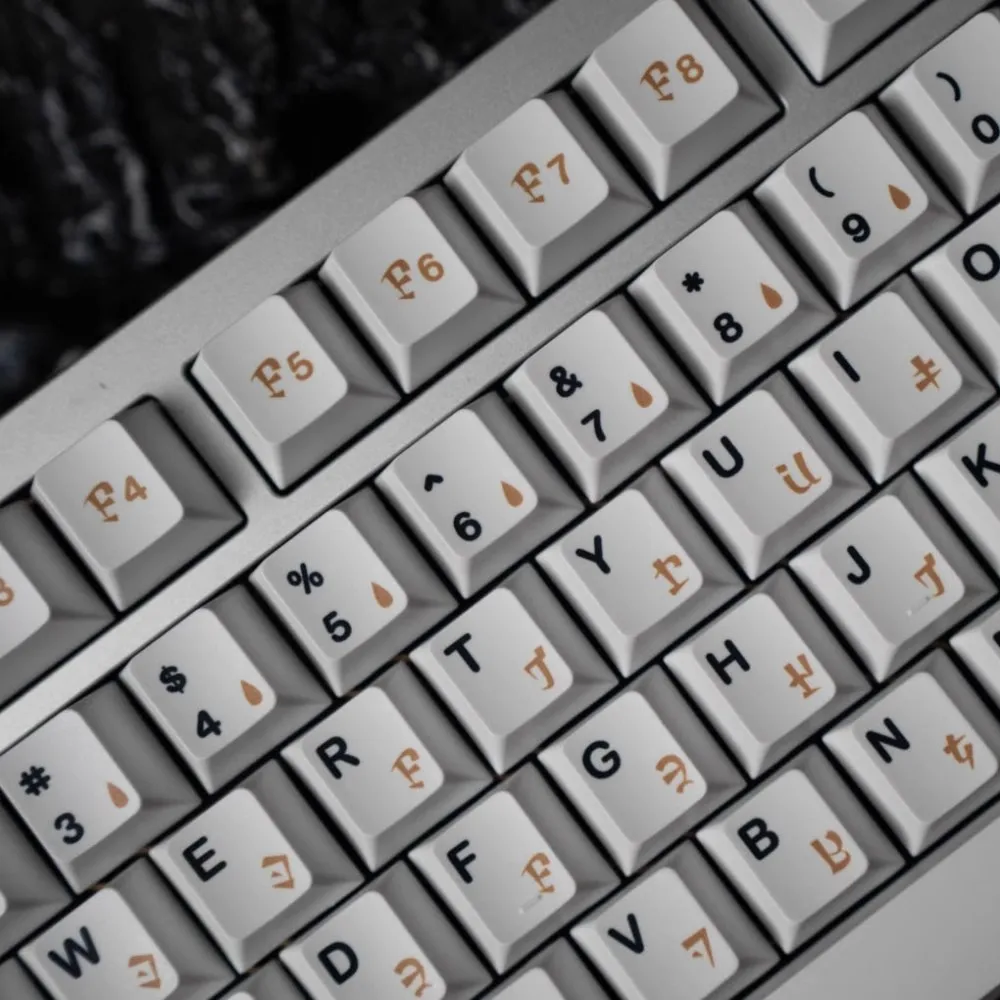 GMK White Black 143 Keys Keycap Mechanical Keyboard PBT Sets Cherry Profile ISO Enter DYE Sublimation Keycaps For Mx Switches