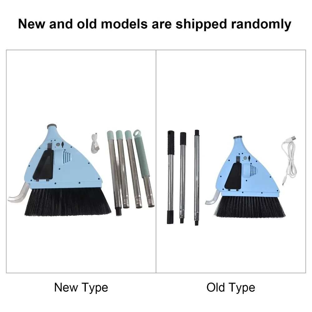 USB Charging 2 in 1 Vacuum Sweeper Cordless 2 in 1 Cordless Cleaner Handheld Multi-Functional Vacuum Broom Bedroom