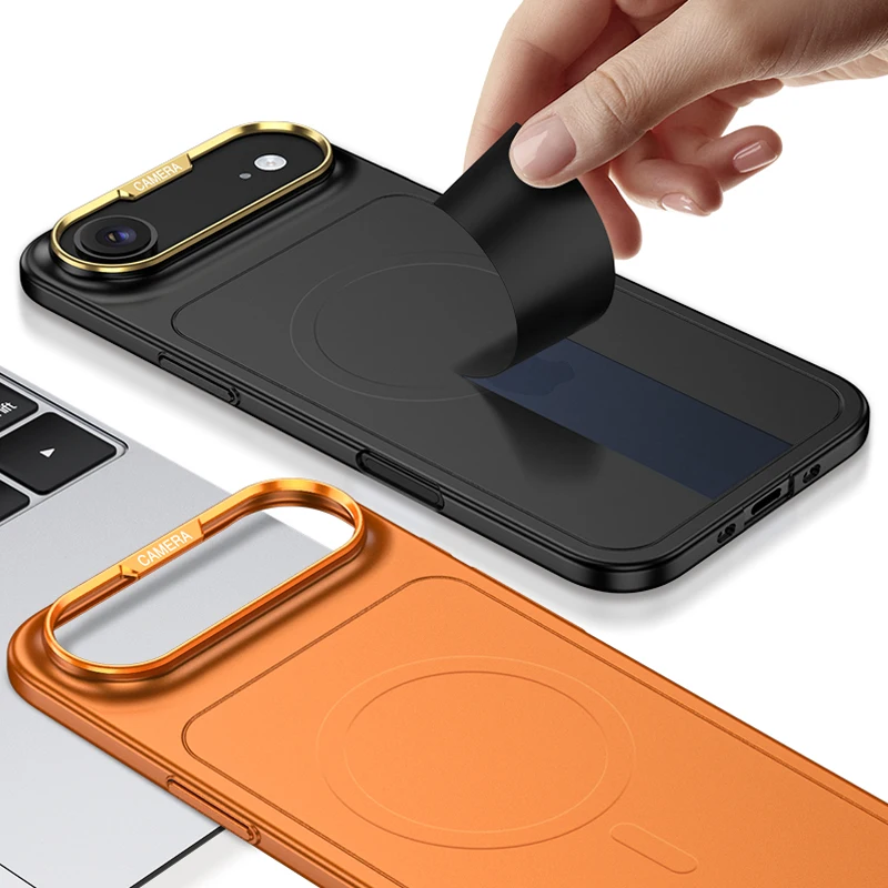 GKK Original Case For IPhone Air Magnetic Wireless Charge Ultra-thin 0.7mm Thickness Matte Soft Cover For IPhone 17 Pro Max Case view 2