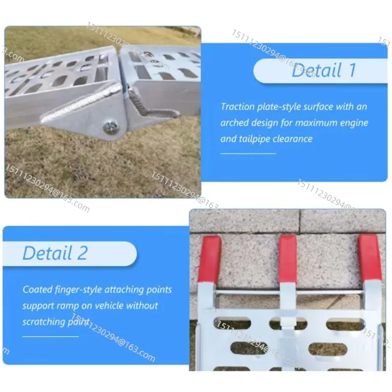 

Мотоциклетный складной пандус-платформа из алюминиевого сплава, грузоподъемность 340 кг, для подъема и разгрузки