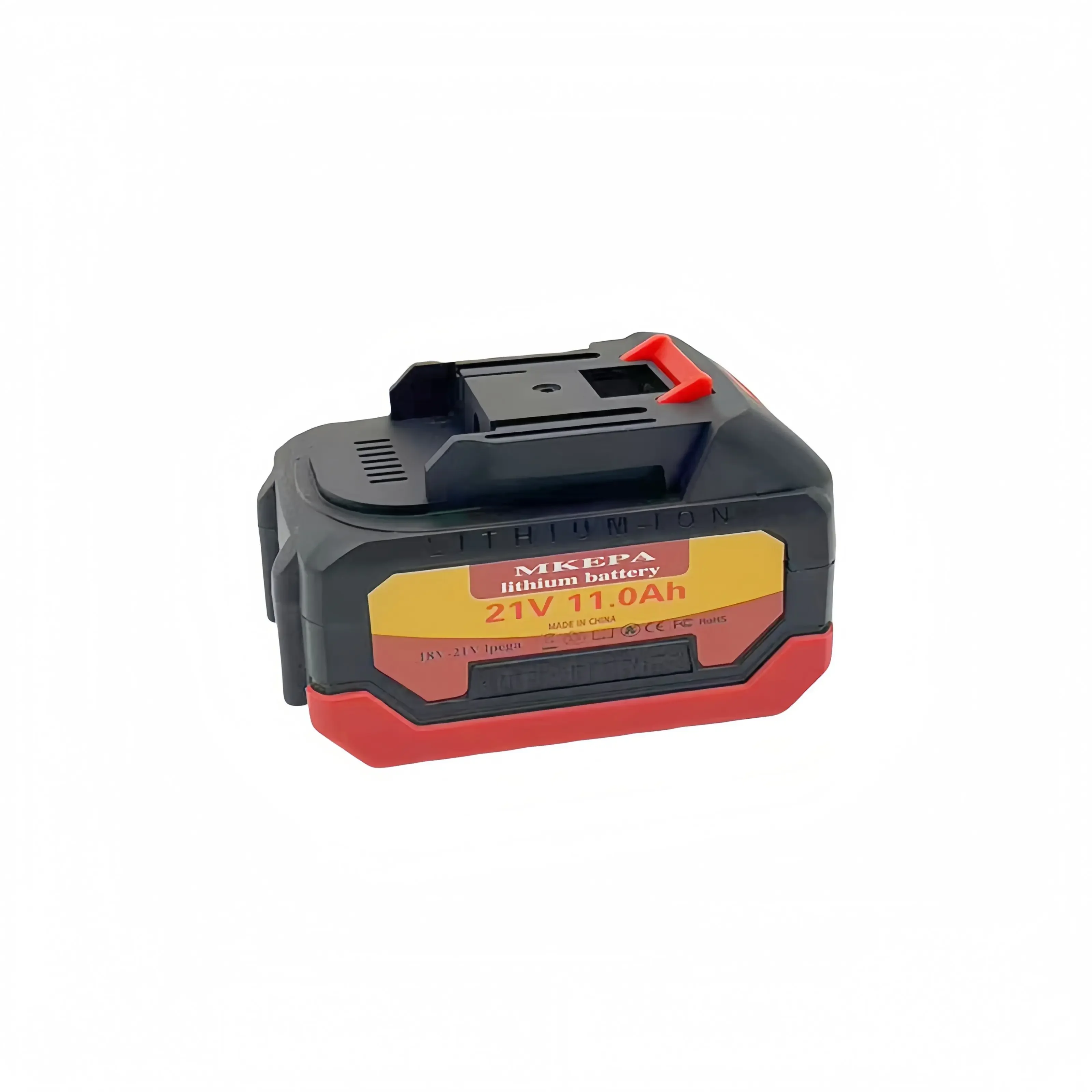 100% brand new 21V lithium-ion 11000mAh rechargeable battery, can be used to replace power tool batteries