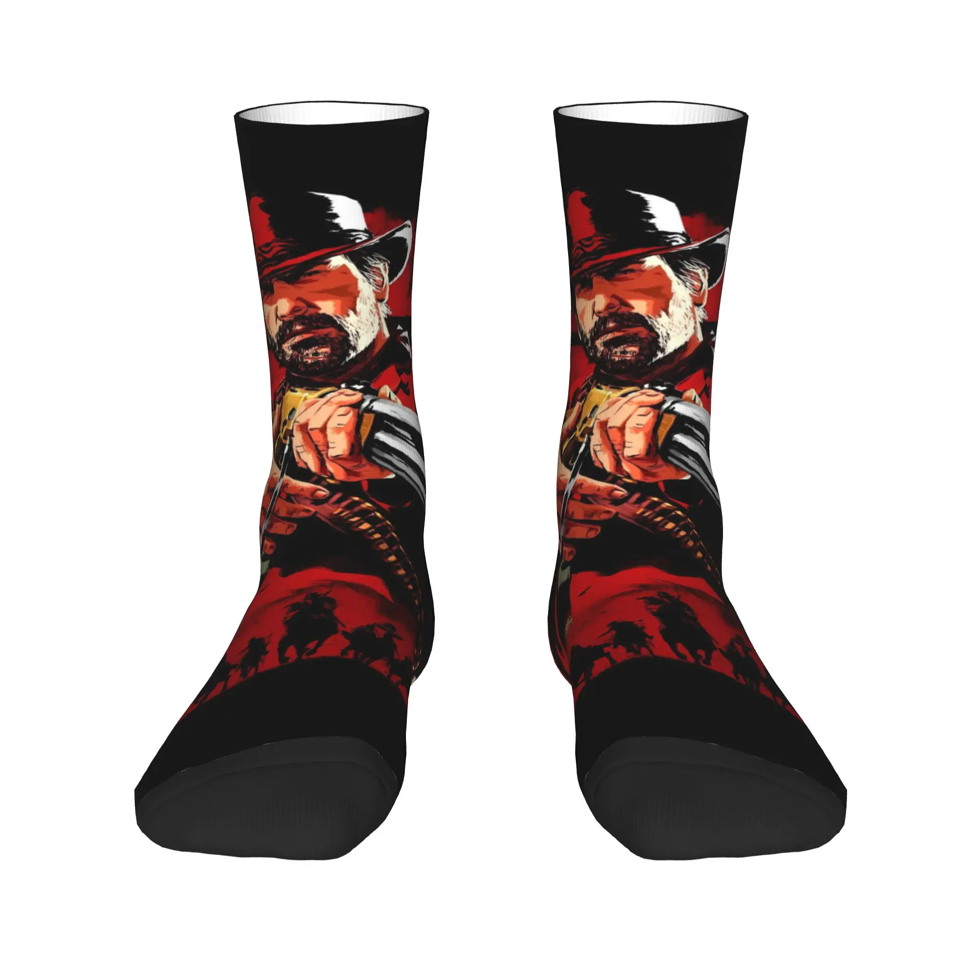 Red Dead Redemption Socks  Anti Sweat Stockings Men Comfortable Outdoor Socks Autumn Harajuku Custom Socks