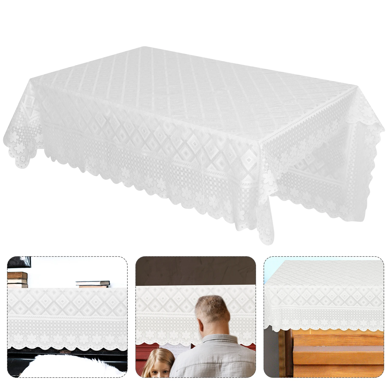 

Piano Cover Dust Covers for Keyboard Protector Grand Electronic Durable Lace Protective