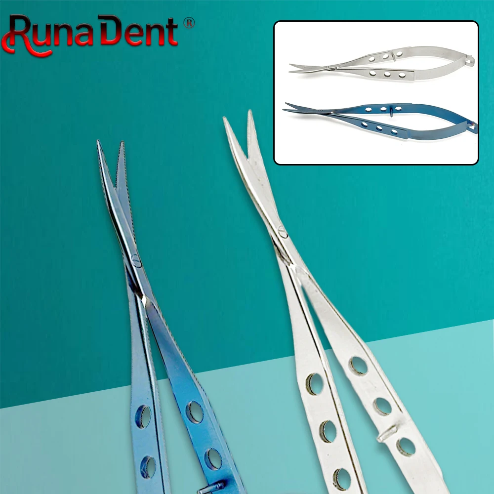

Conjunctival Scissors Blunt Curved Tip Ophthalmic Surgical Instruments Stainless Steel and Titanium Eye Micro Surgery Tools