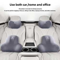 Car Headrest Back Cushion Car Neck Headrest Foam Lumbar Support For Lincoln MKZ MKX Aviator Navigator Continental Corsair MKC