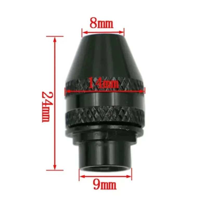 3pcs Multi-Purpose Keyless Chuck Set 0.8-3.2mm Drill Chuck for Rotary Tools Electric Grinding Chuck Tool Parts