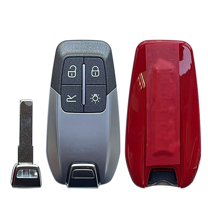 NH KEY 4 Button Luxury Remote Car Key For Ferrari Key Shell 458 588 488GTB La Ferrari 2014-2020 with Key blades and logo