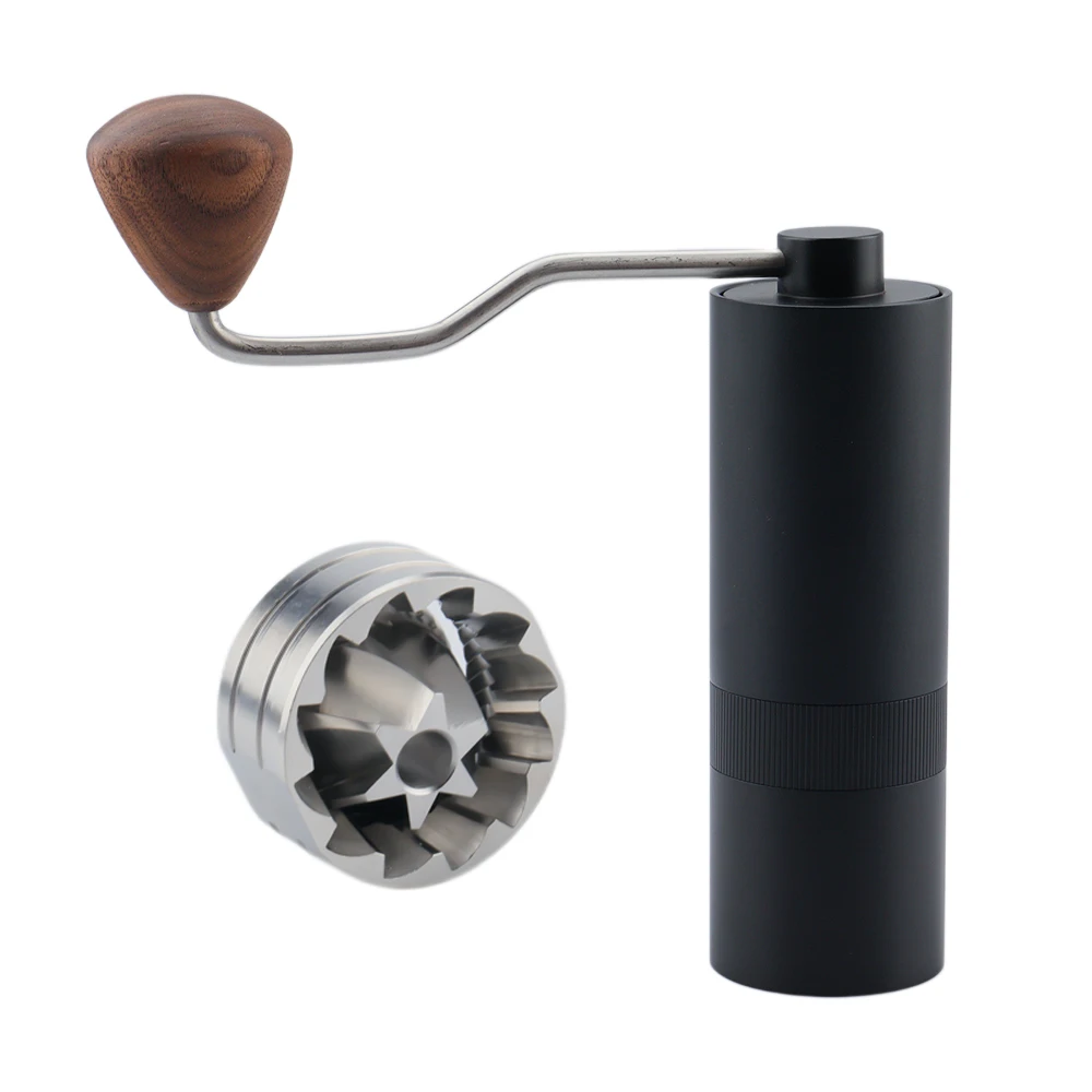 

Mini Portable Hand Crank Coffee Grinder Stainless Steel Conical Burr Easy Operation Manual Coffee Grinder Espresso Mill