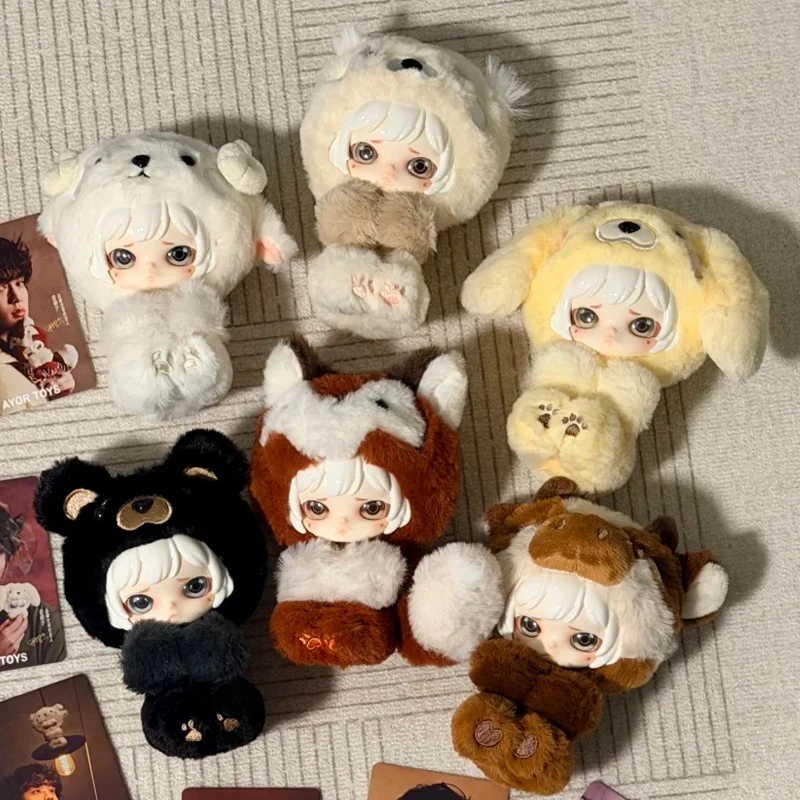 

New Cute EMO'S Emotional Shelter Series Blind Box Toy Mystery Box Kawaii Vinyl Plush Anime Figure Bag Pendant Desktop Ornament