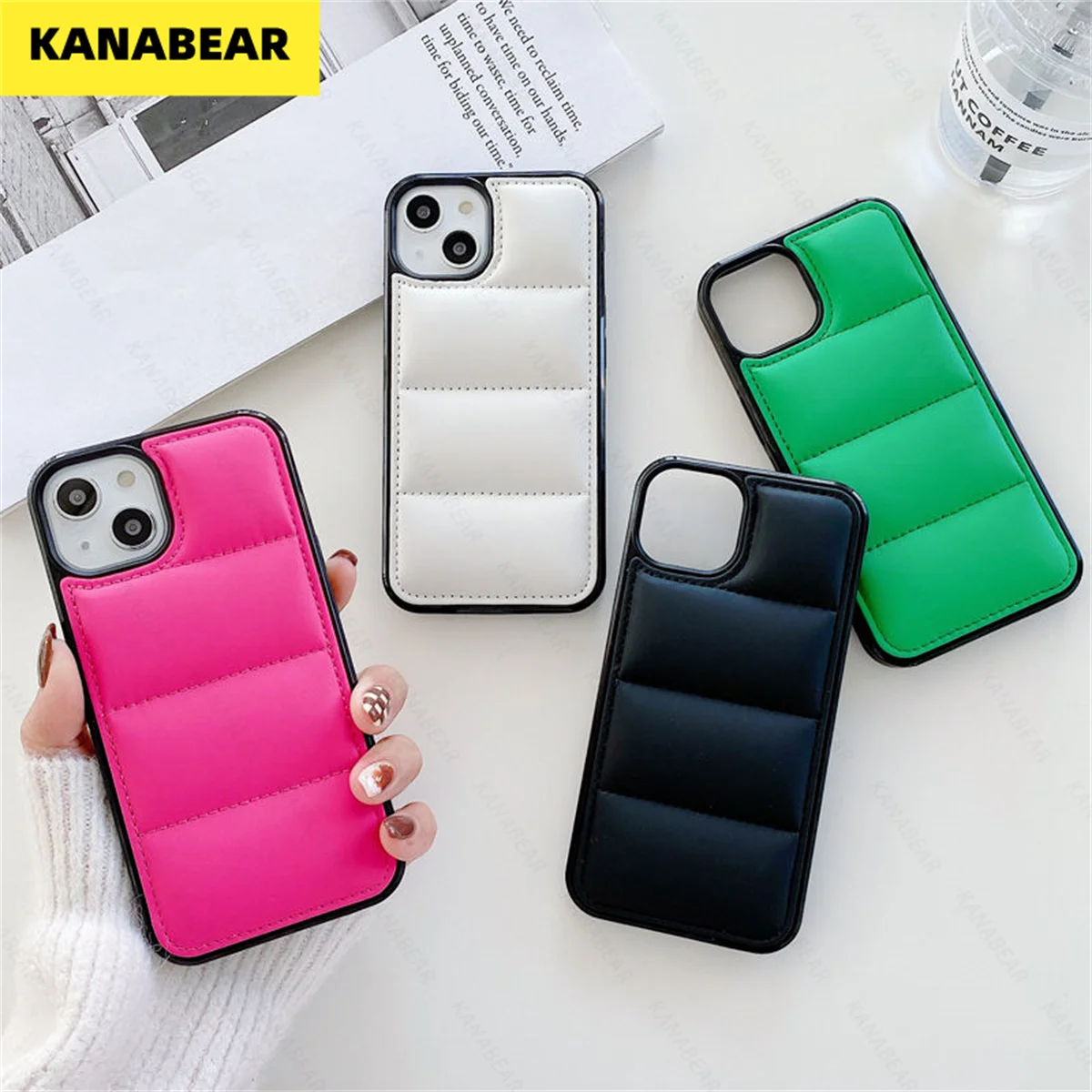 

New Original The Luxury N-Norths Winter Down Jacket F-Faces Phone Cases For iPhone 17 16 15 14 Pro Max XR XS MAX X Back Cover