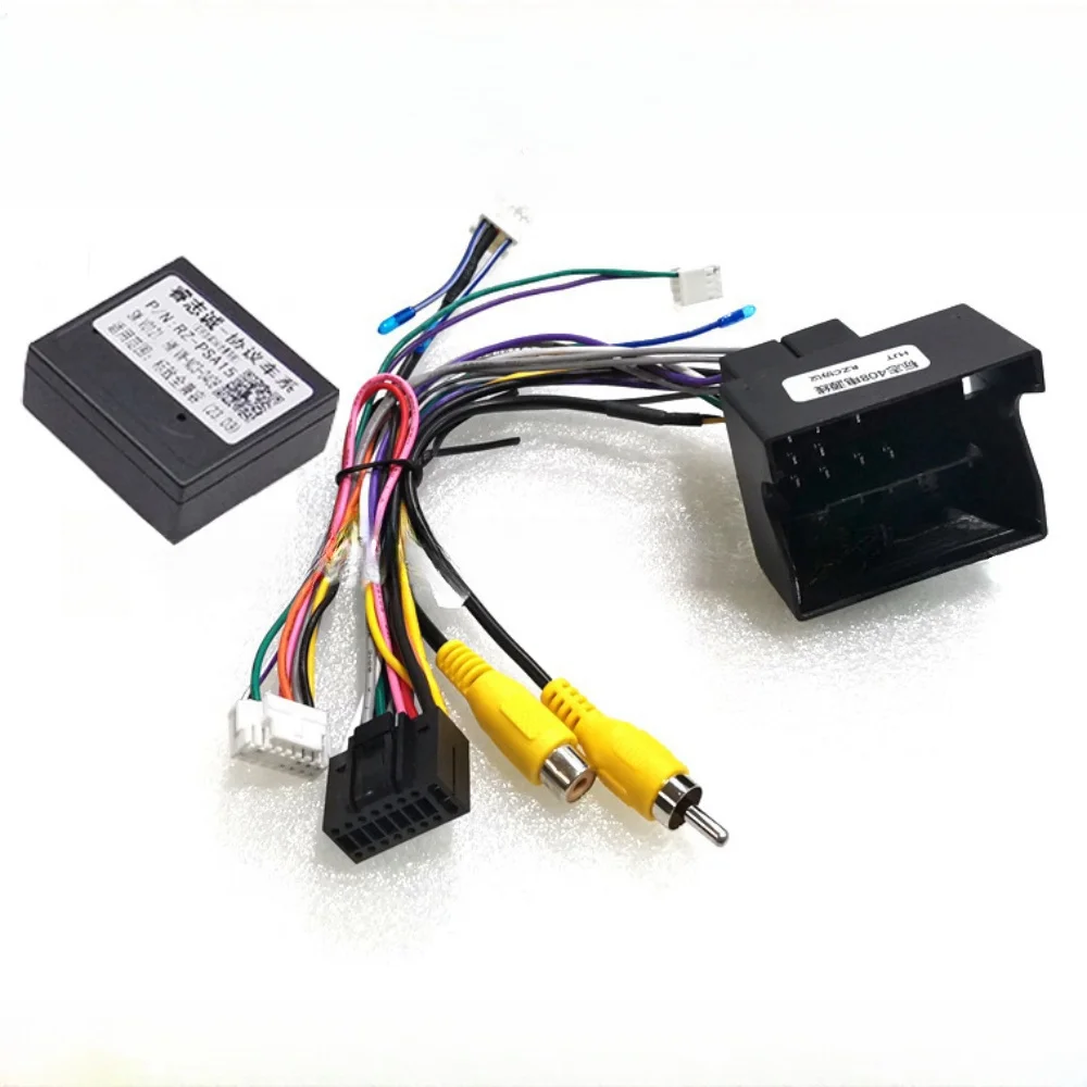 Raise PSA-RZ-15 Canbus Box 16 Pin Car Stereo Android Harness For Peugeot Citroen Berlingo 2015+ C4 /C-quatre/C4L / C3 XR /C5/DS6