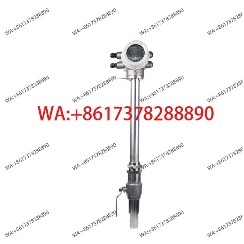 Plug-in electromagnetic flowmeter split pipeline sewage anti-corrosion liquid high-precision digital display pipeline