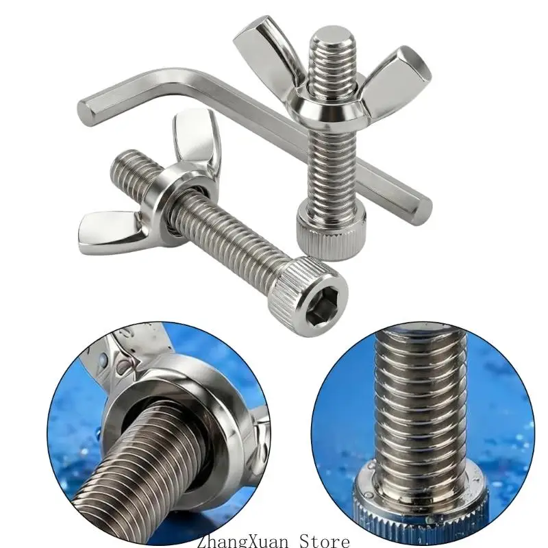 2er-Pack Töpferscheibenstifte und Schmetterlingsmuttern in Fledermausform zum Zentrieren von Ton, 3 x – Detail 2