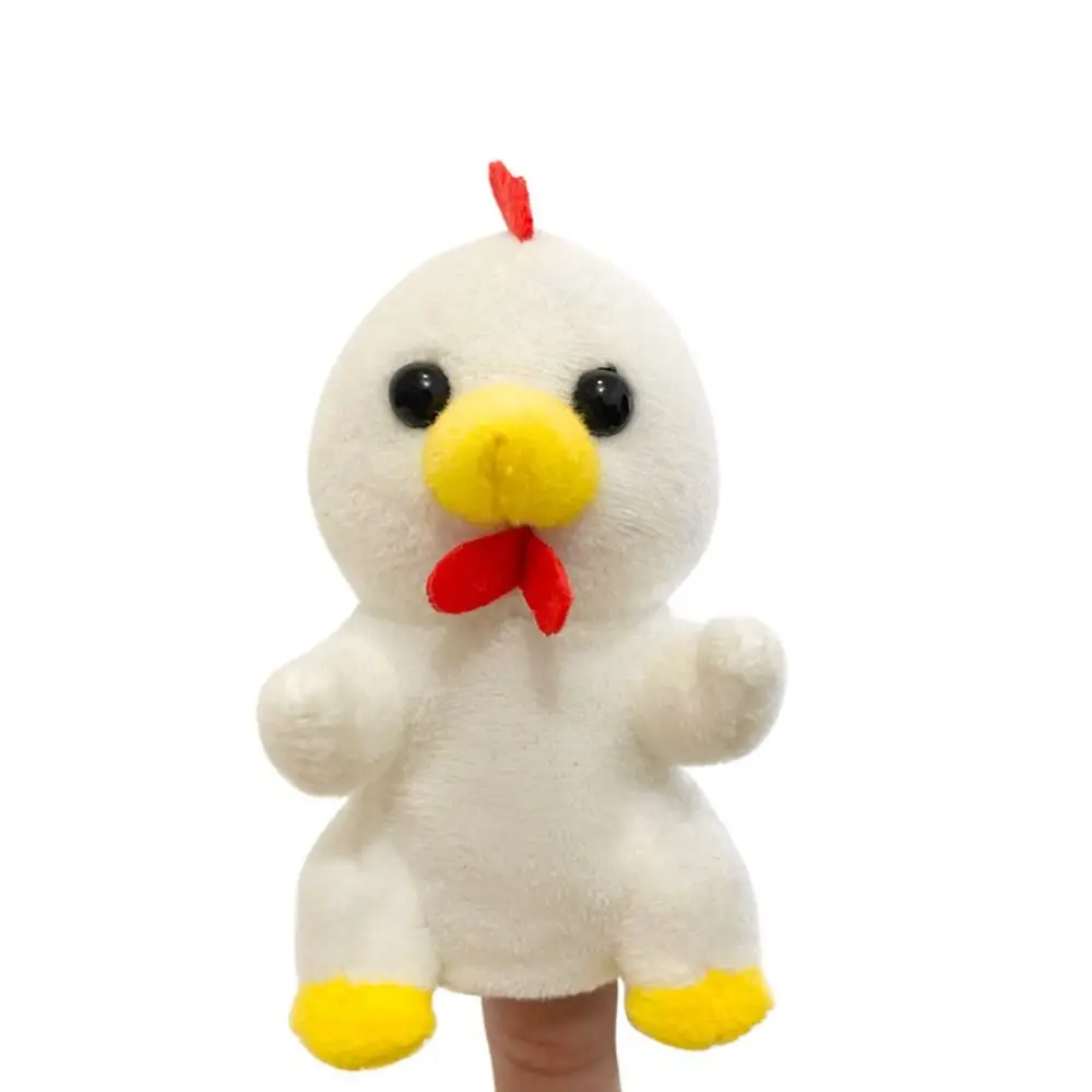 Marionnette à doigt d'animal de ferme, cadeau d'anniversaire, jeu de rôle, marionnette à main d'animal éducatif, marionnettes de dessin animé Kawaii, jouet en peluche, spectacles d'enseignement