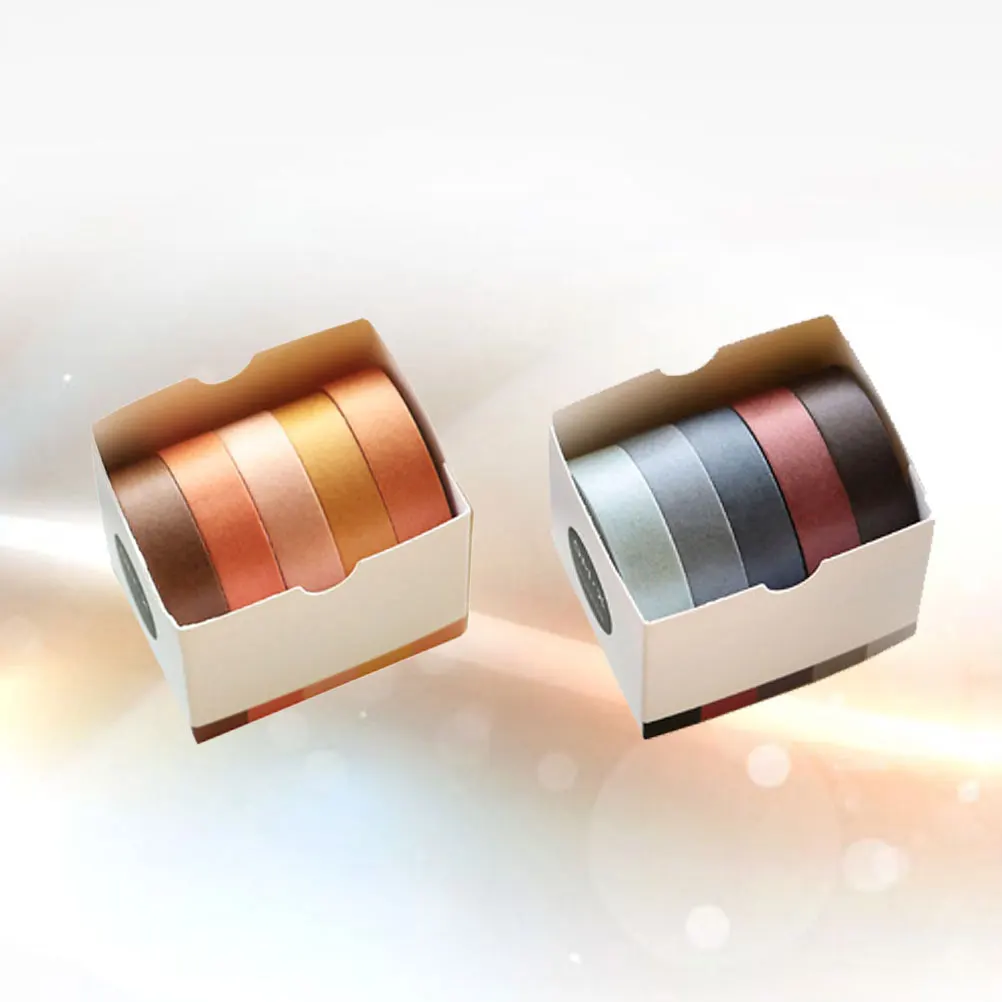 

10 Rolls Tape Colored DIY Paper Decoration Washi Photo Album Adhesive Gift Wrapping