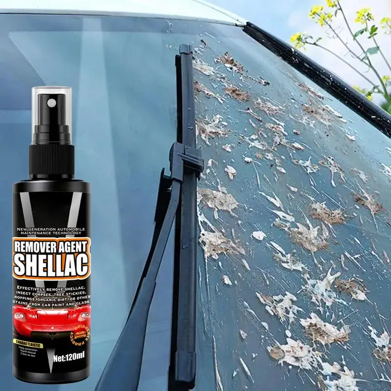 High Gloss Detailing Spray Insect Gum Bird Droppings Flying Paint Car Stickers Strong Adhesive Remover Ceramic Car Coating