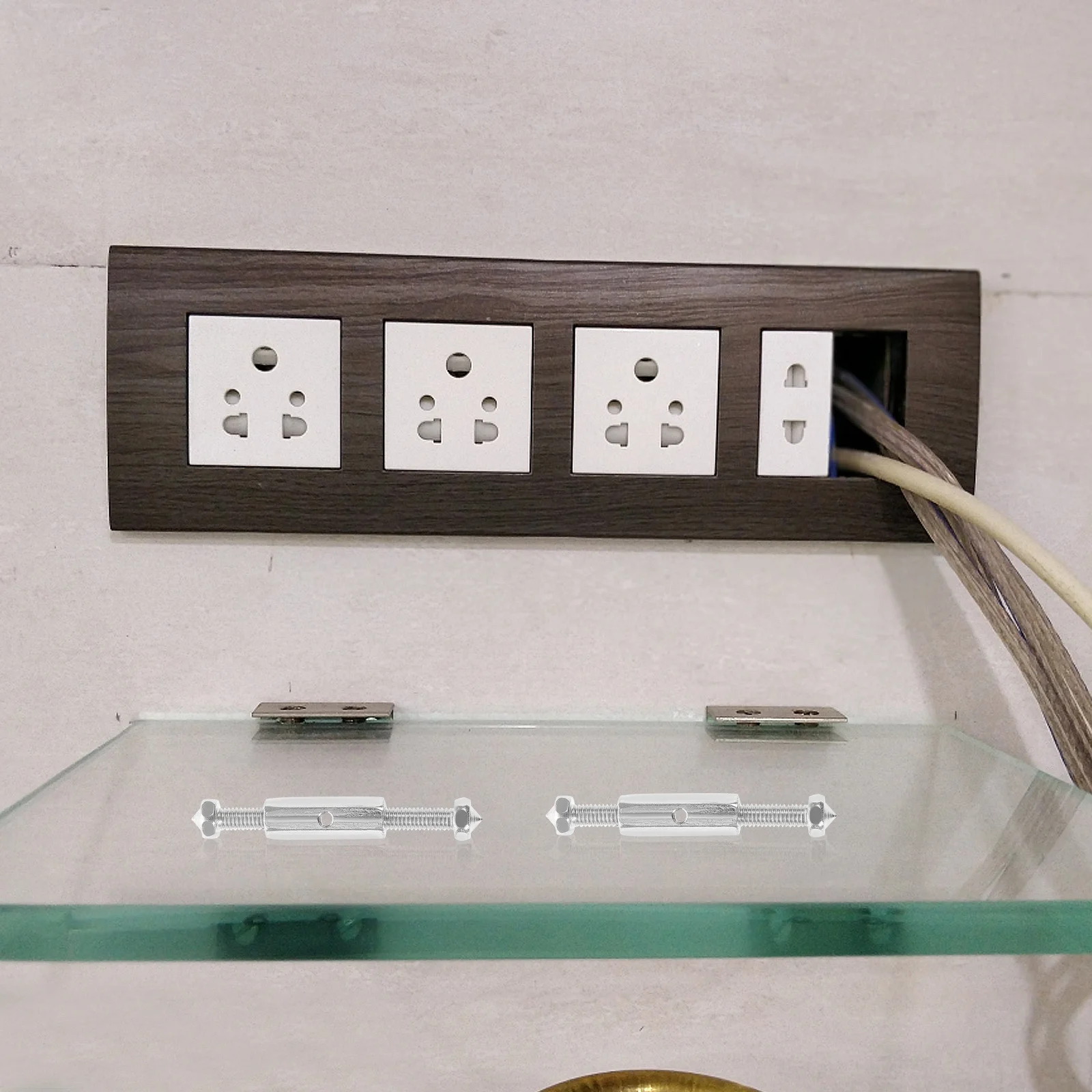 

10pcs Dark Repair Tool 86Mm Wall Support Rod For Loose Junction Box Fixing Cassette Repair Device Electrical Box Screws