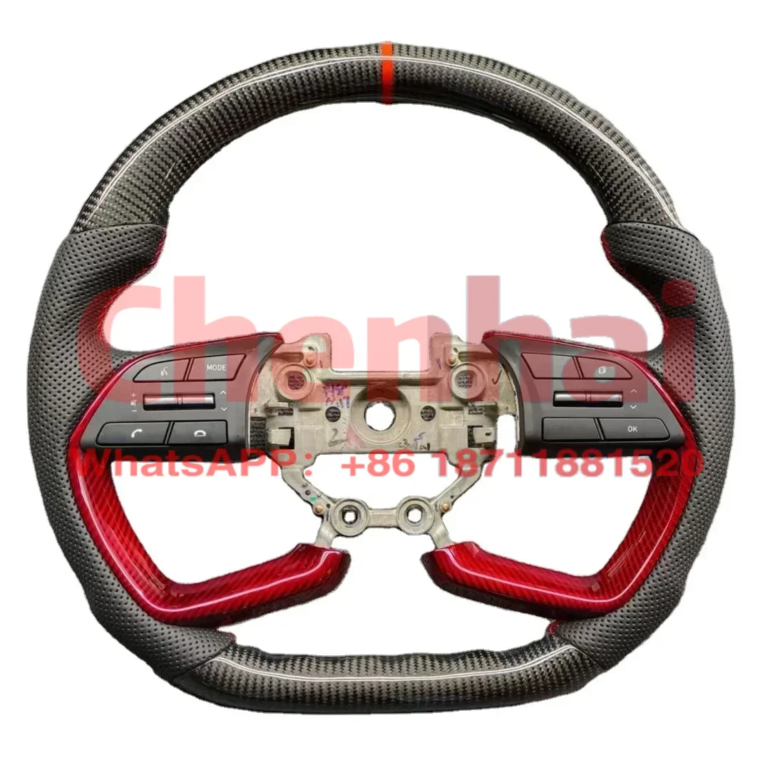 

For Palisade Carbon Fibre Auto Parts Premium Custom Luxury Real Carbon Fiber Steering Wheel