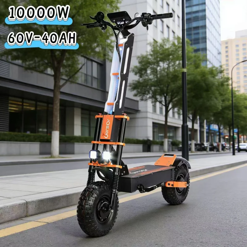 

2026 electric scooter,X8P 10000W motor 60V40AH capacity battery off-road and on-road dual shock-absorbing adult electric skatebo