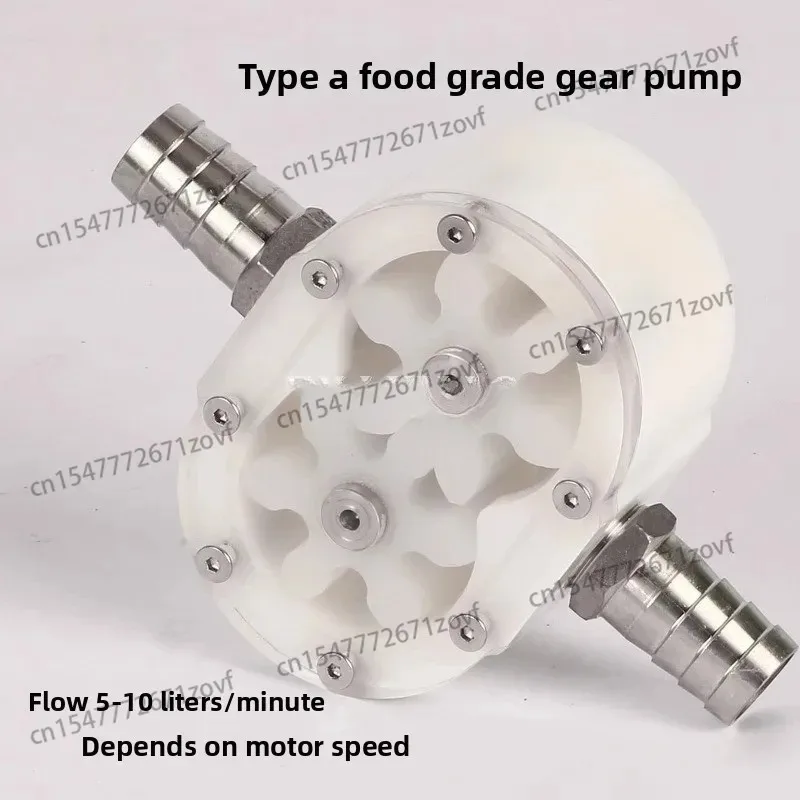 

Small filling machine accessories food grade plastic gear pump honey tahini paste high viscosity micro conveyor all plastic pump