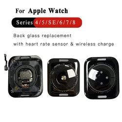 Back Glass Battery Cover Door Plate with Wireless Charging Coil For Apple Watch Series 4 ,5,SE,6, s7 s8 41mm 45mm, s8 Ultra 49mm