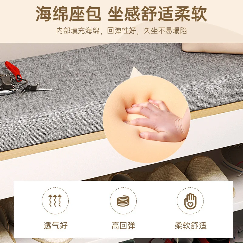 Picture 5: Household door small narrow indoor multi-layer new simple entry door shoe change stool entrance can be stored