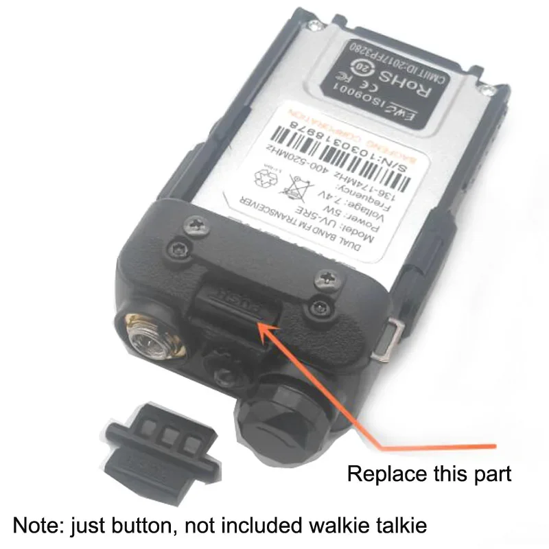 Lot 10PCS Replacement Push Button for Baofeng Battery Lock Hold Adapter for Baofeng UV-5R UV5R UV-5RA UV-5RE Radio Accessories