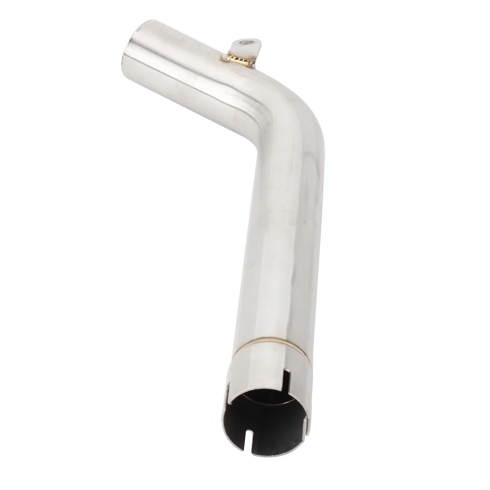 For Yamaha FZ6 2004 to 2009 FZ-6 FZ 6 S2 / FAZER 04-09 FZ6 / S2 Escape Motorcycle Exhaust Muffler Mid Link Pipe Slip-on view 4