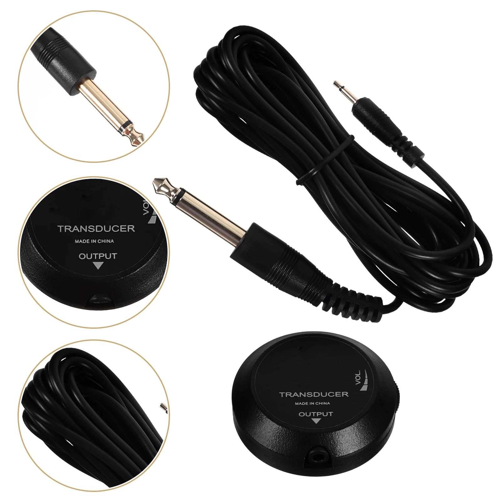 

Pickup Practical Instrument Accessory Piezo Transducer Guitar for Microphone Ukulele