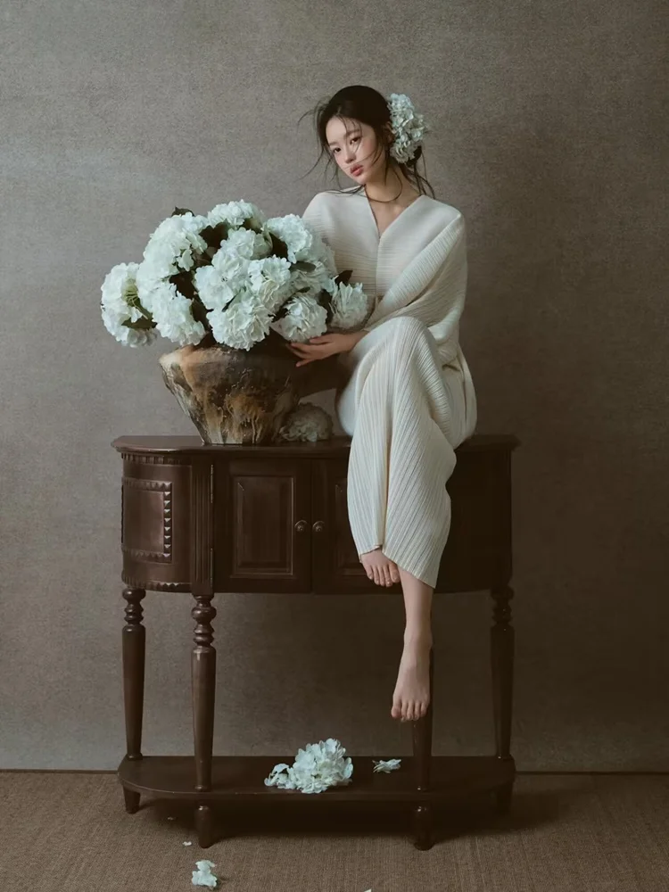 

New Oriental Zen Theme Studio Photography Dress Art Photo Personal Cool Atmosphere Sensation Chinese Style Dress