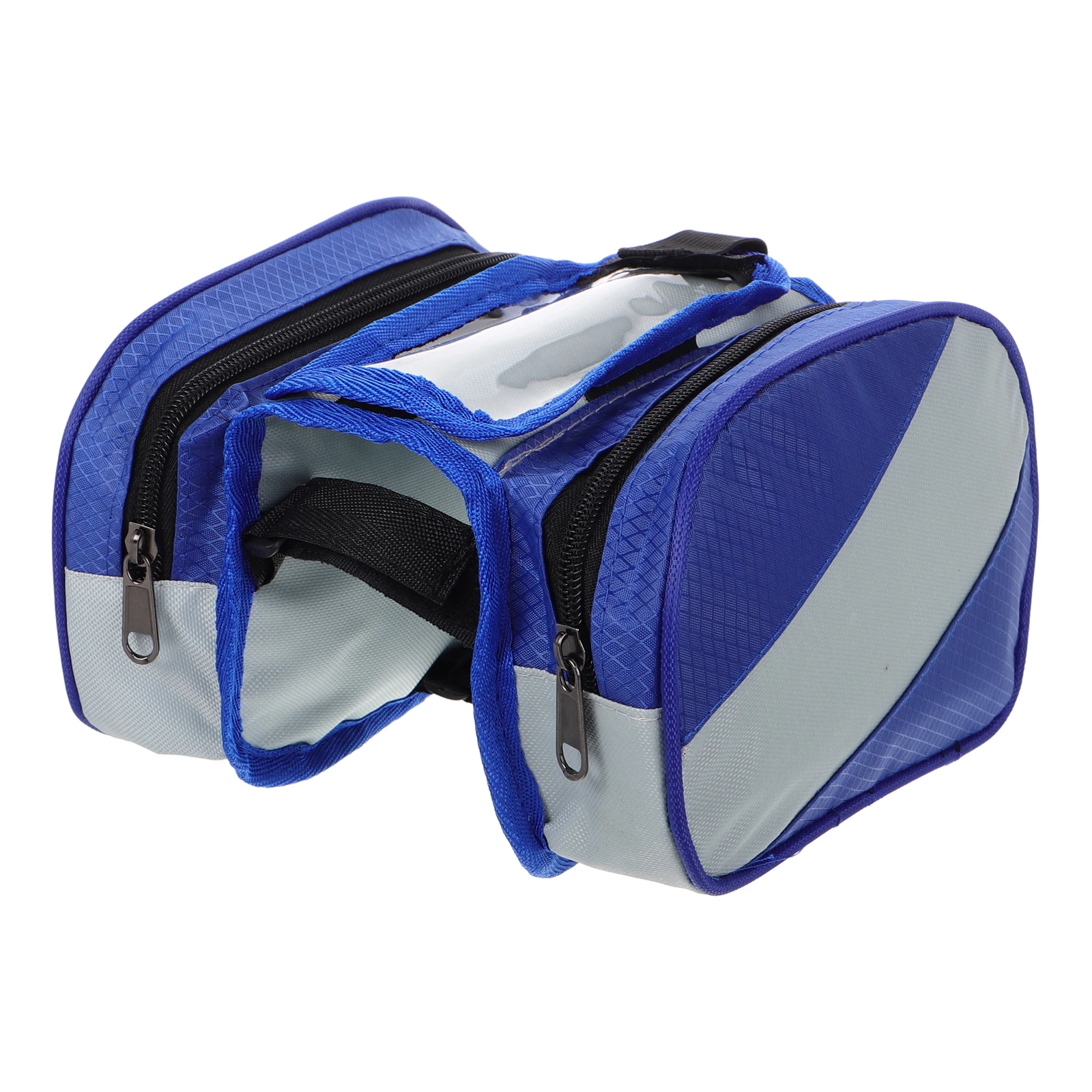 

Saddle Bag Bicycle Front Pouch Waterproof Oxford Cloth Large Capacity Frame Handlebar Storage Phone Tube Bags Accessories