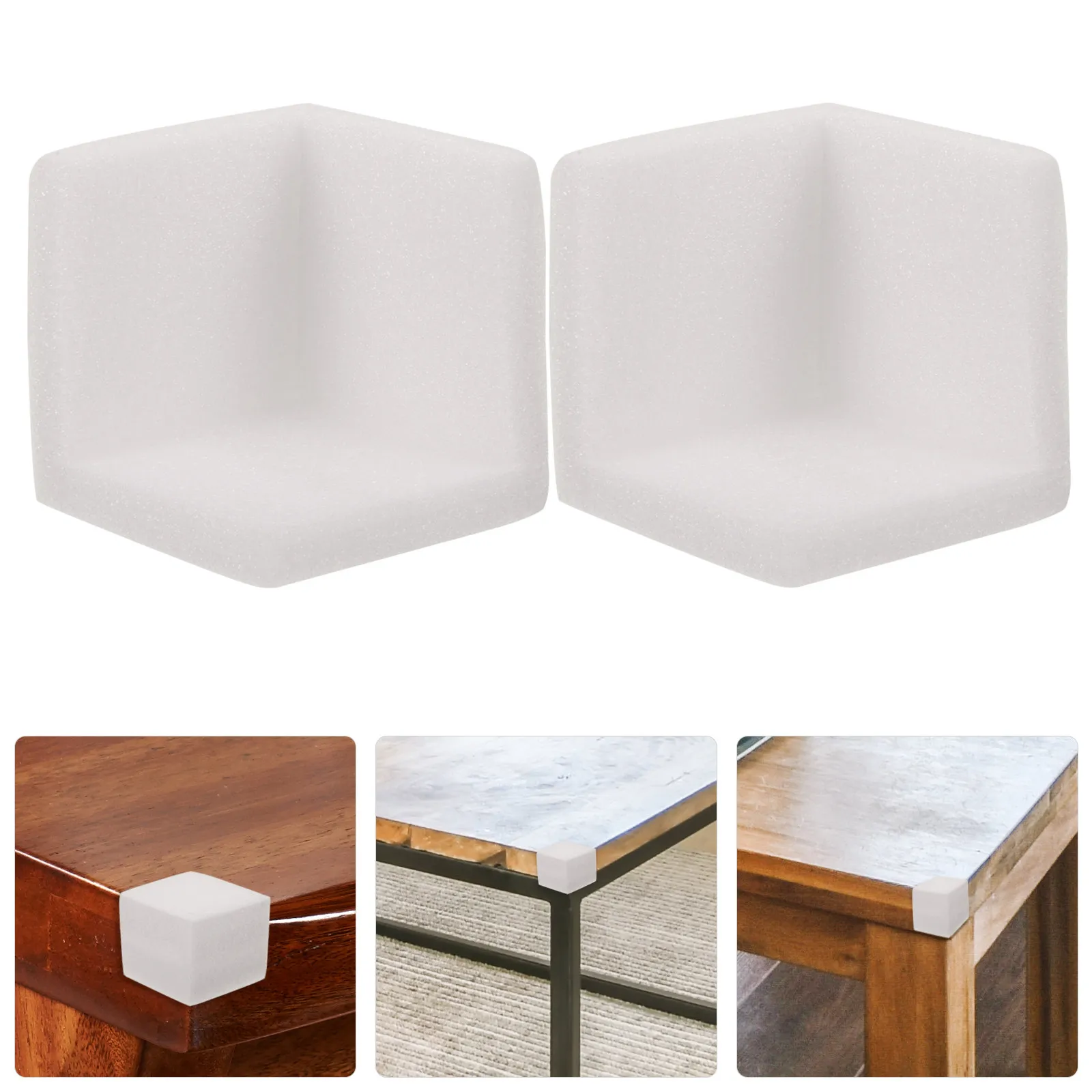 

50Pcs Corner Protector Expanded Polyethylene Furniture Corner Guards Anti-Collision Table Edge Protectors Picture Frame Safety
