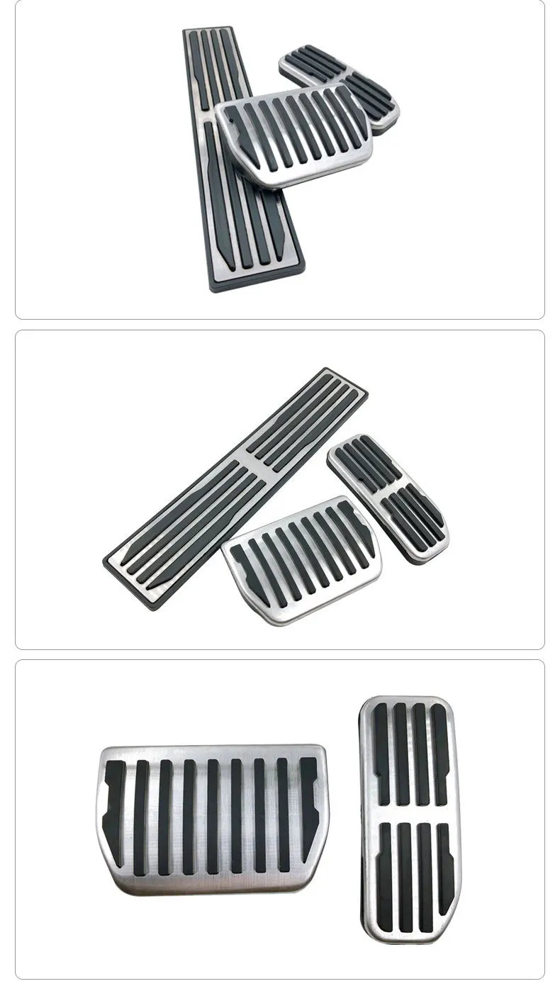 Car pedals for Jaguar modified accelerator, brake, rest area, anti-skid pedal accessories