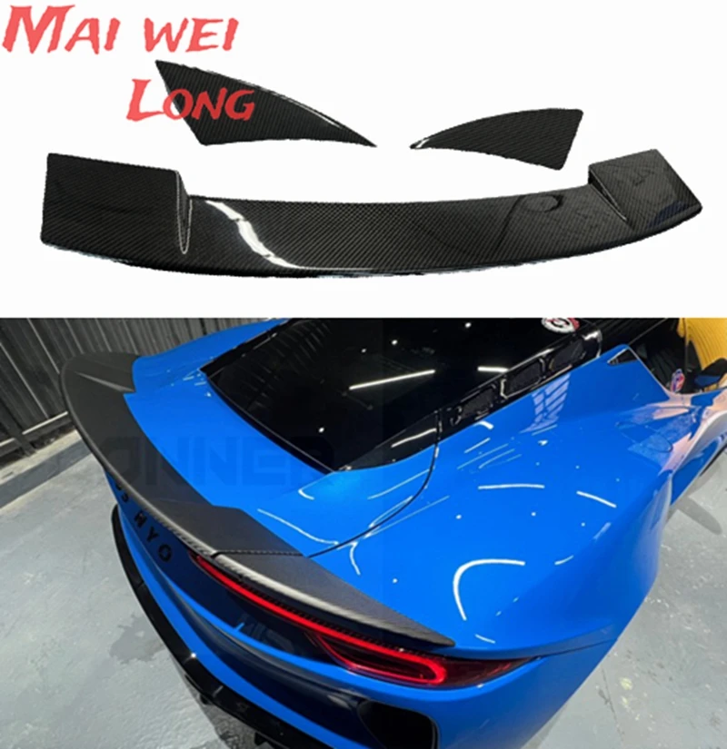 High Quality OD Style  Carbon Fiber Rear Trunk Tail Boot Lip Wing Ducktail Wing spoiler Car Body Kit For Lotus Emira