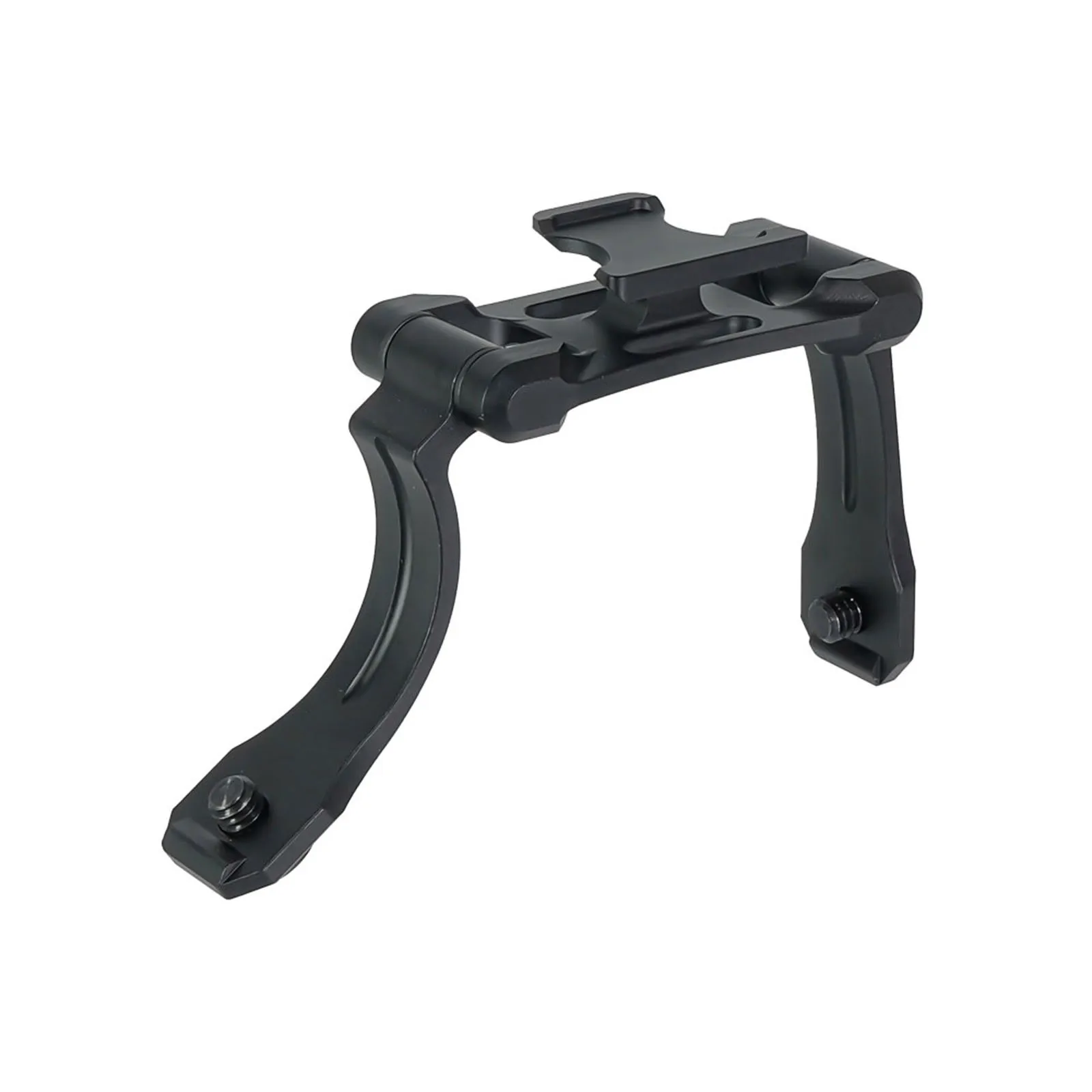 

Tactical Dual J Arm Helmet Bracket NVG Bridge Mount Lightweight Hard Anodized Metal for PVS-14 Night Vision Goggles Dovetail