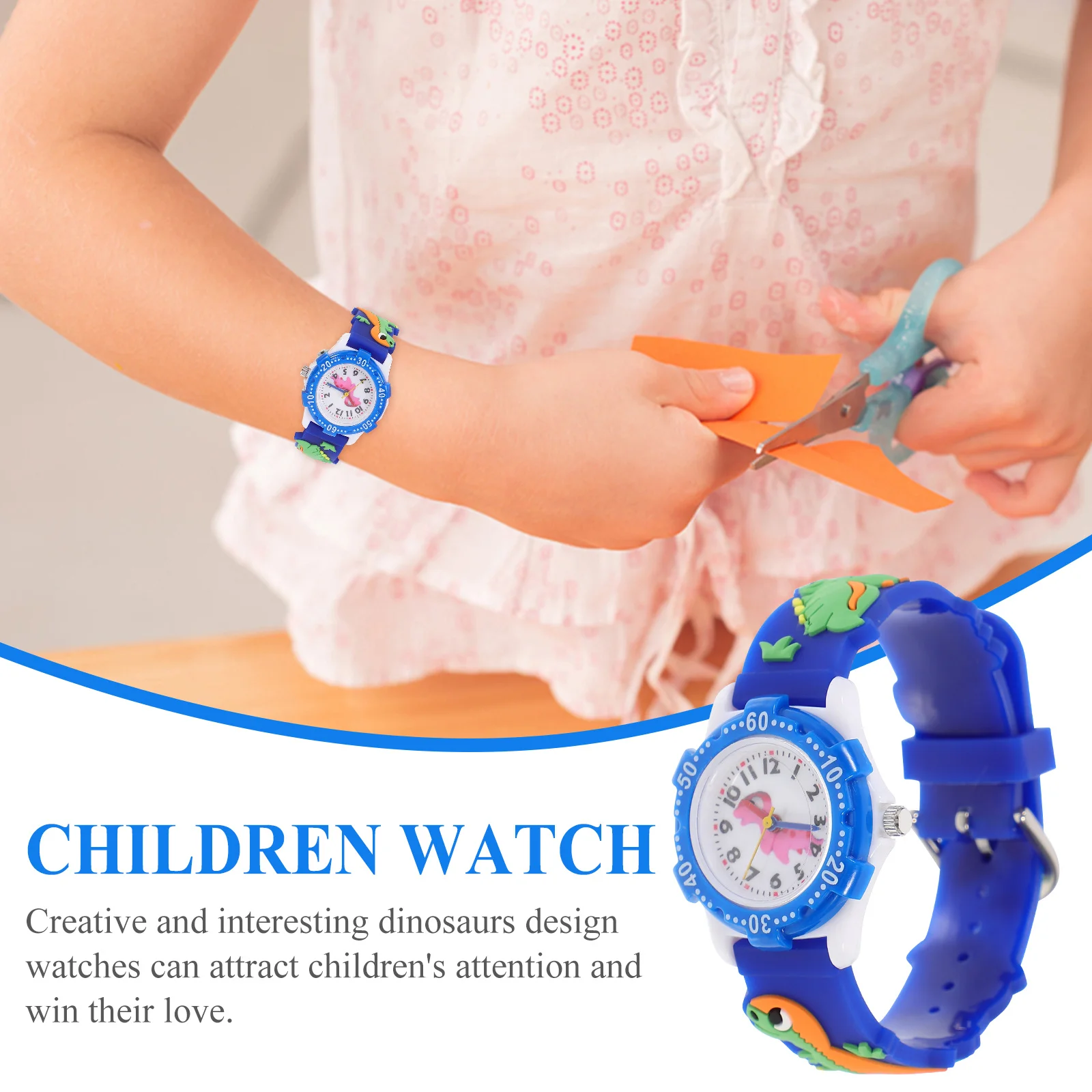 LIFKOME Cute Kids Silicone Watch Pretty Cartoon Children's Fashion Clock Chic Waterproof Design for Boys Girls