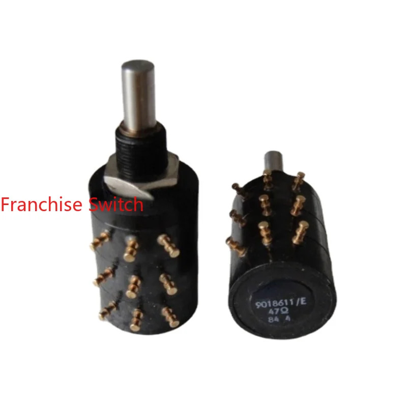 

1PCS Original Ed Wirewound Potentiometer 9018611/E 3-connected 47 European Handle 24.5mm High Round Shaft