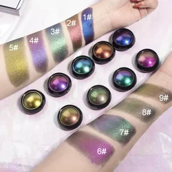 Chameleon Eyeshadow High Pigmented Multi Chrome Metallic Shadow Pallete Eye Glitter Eye Shadow Shimmer Gradient Eyes Cosmetics