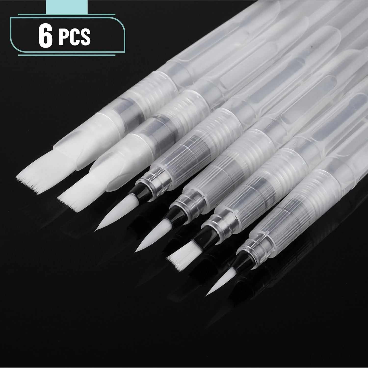 

Набор акварельных кистей из 6 шт., ручки для акварельных красок для маркеров для рисования