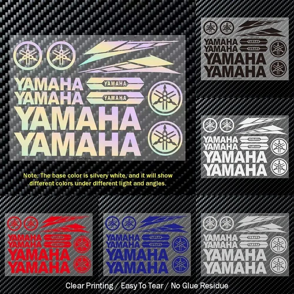 

Хит продаж: Набор наклеек для мотоциклов Yamaha – буквы, логотипы, для тюнинга бензобака и шлема