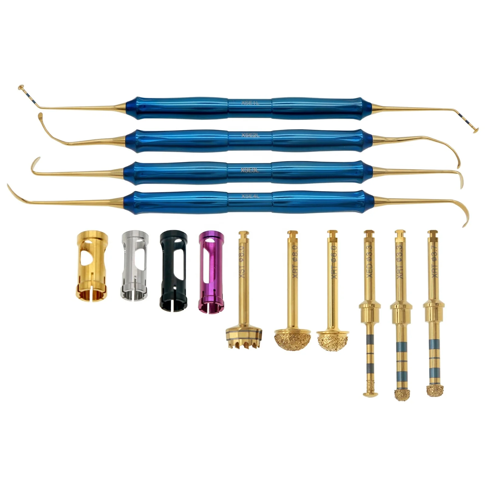 Neu eingetroffen! de ntal Sinus Lift Kit Imp Lant Drills Stoppers Elevation Instrument & Teeth Model